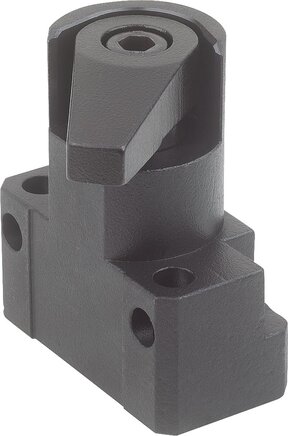 Spannhaken mit Winkelaufnahme mit verlängerter Spannpratze