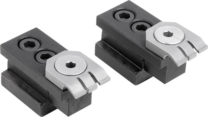 Flachspanner Stahl für T-Nut