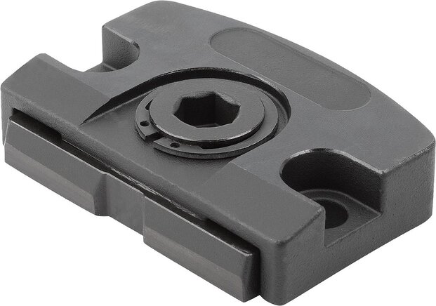 Flachspanner mit Exzenter, Form B, ohne Positionierstift