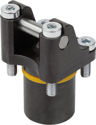 Drehhebelspanner hydraulisch mit Federrückstellung, Form B, einfach wirkend