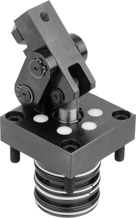 Hebelspanner hydraulisch doppelt wirkend, Form C, gebohrte Kanäle