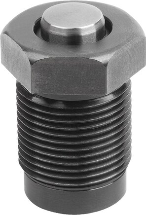 Einschraubzylinder hydraulisch, einfach wirkend mit Federrückstellung, Form C