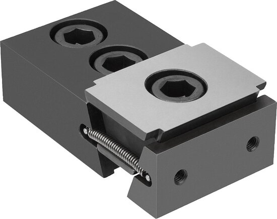 Keilspanner mit Festbacke, Form A, Spannflächen glatt