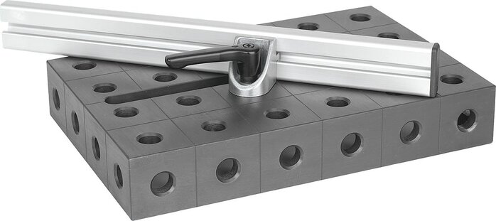 Spannbolzen Stahl oder Edelstahl mit Klemmwinkel