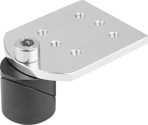 Spannbolzen Stahl oder Edelstahl mit Adapterplatte, Form A