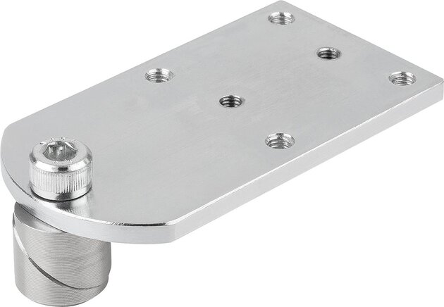 Spannbolzen Stahl oder Edelstahl mit Adapterplatte, Form B