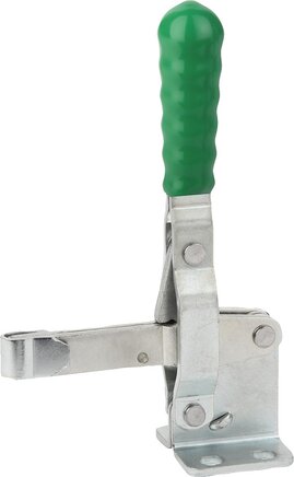 Schnellspanner vertikal mit waagrechtem Fuß und vollem Spannarm