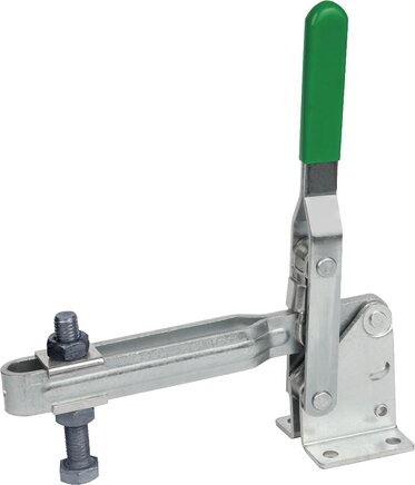 Schnellspanner vertikal mit waagrechtem Fuß, große Ausführung