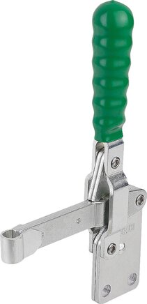 Schnellspanner vertikal mit senkrechtem Fuß und vollem Spannarm