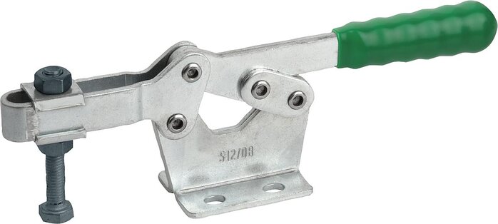 Schnellspanner horizontal mit waagrechtem Fuß