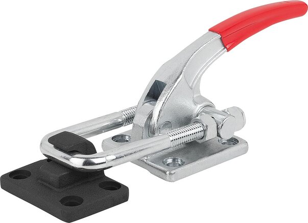 Bügelspanner horizontal schwere Ausführung mit Gegenhalter