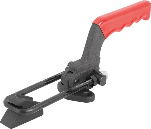 Bügelspanner horizontal schwere Ausführung mit Gegenhalter