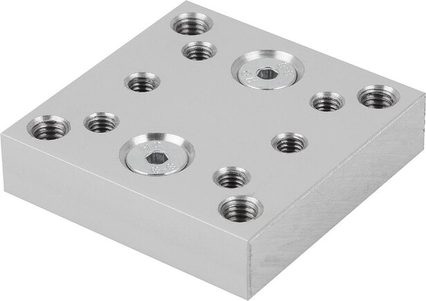 Adapterblock Aluminium