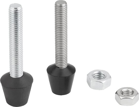 Andruckspindeln mit aufvulkanisiertem Neoprendruckstück