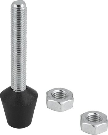 Andruckspindeln mit aufvulkanisiertem Neoprendruckstück