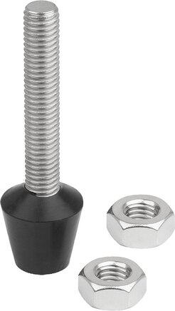 Andruckspindeln mit aufvulkanisiertem Neoprendruckstück