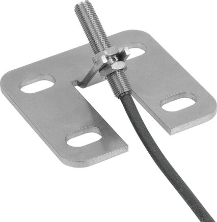Zustandssensoren Edelstahl mit Halter, Form H, für Schnellspanner horizontal