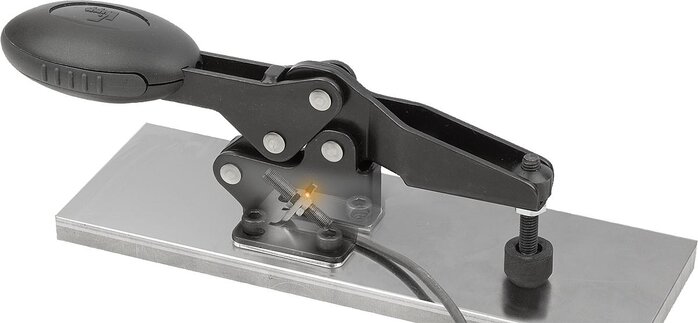 Zustandssensoren Edelstahl mit Halter, Form H, für Schnellspanner horizontal