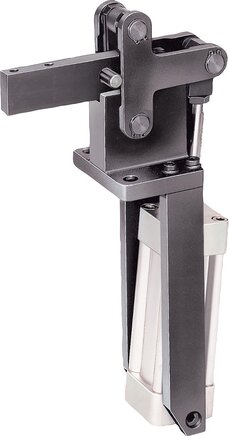 Pneumatikspanner senkrecht mit vertikalem Zylinderanbau