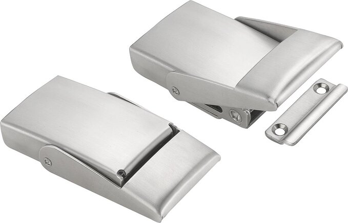 Spannverschluss Edelstahl, mit Auslöser Form B