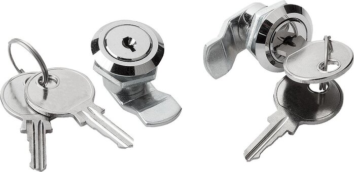 Drehriegel kompakt abschließbar