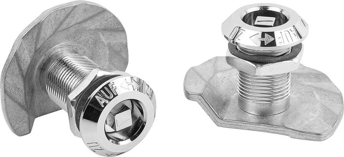 Drehriegel mit Stufenzunge