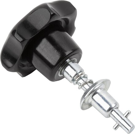 Vierteldrehverschlüsse, mit Sterngriff