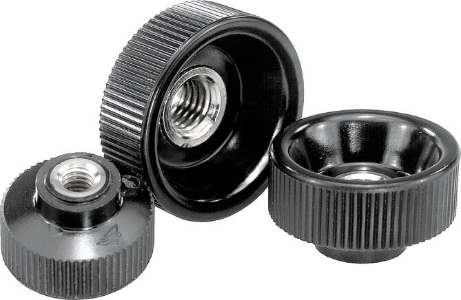 Rändelmutternaus Kunststoff