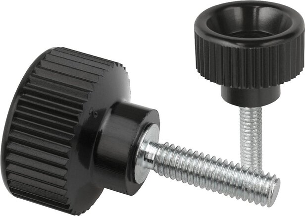 Rändelschrauben aus Kunststoff