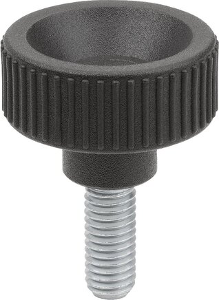 Rändelschrauben Kunststoff