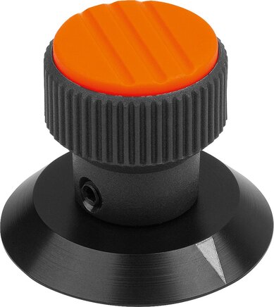 Rändelknöpfe mit Markierung