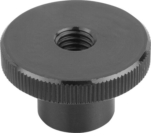 Rändelmuttern hoch aus Stahl und Edelstahl DIN 466