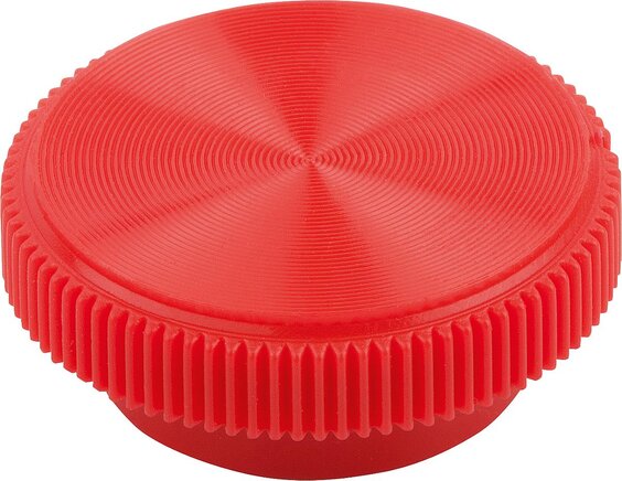 Rändelknöpfe für Schrauben mit Innensechskant