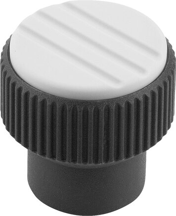 Rändelknöpfe mit Innengewinde