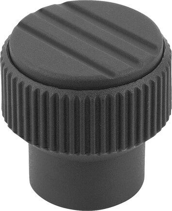 Rändelknöpfe mit Innengewinde