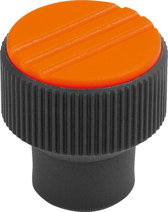 Rändelknöpfe mit Innengewinde