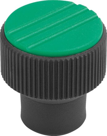 Rändelknöpfe mit Innengewinde