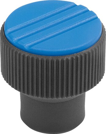 Rändelknöpfe mit Innengewinde