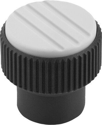 Rändelknöpfe mit Innengewinde