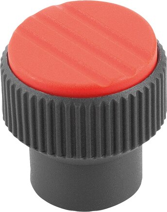 Rändelknöpfe mit Innengewinde