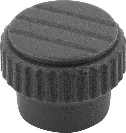 Rändelknöpfe mit Innengewinde