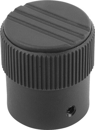 Rändelknöpfe Form A, ohne Skalierung