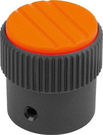 Rändelknöpfe Form A, ohne Skalierung