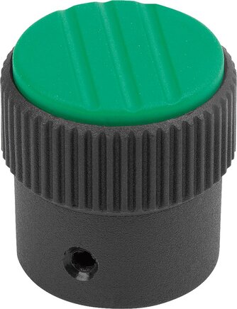 Rändelknöpfe Form A, ohne Skalierung