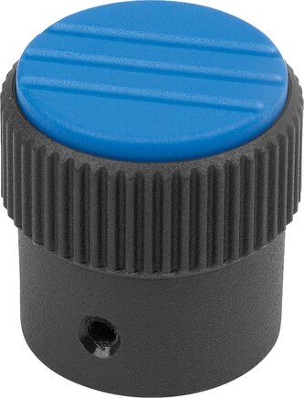 Rändelknöpfe Form A, ohne Skalierung