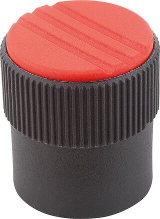 Rändelknöpfe Form A, ohne Skalierung