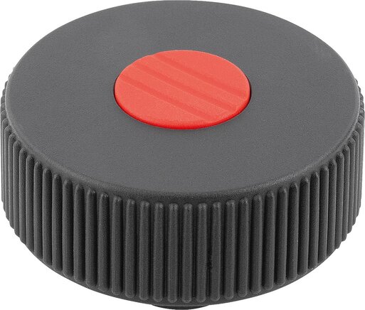 Rändelräder Form H, mit Passbuchse, mit Deckel