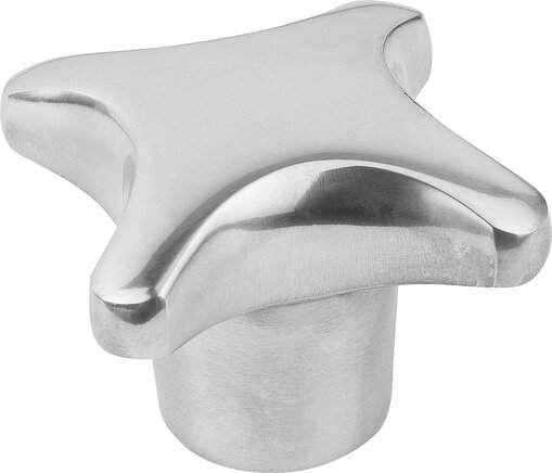 Kreuzgriffe ähnlich DIN 6335 aus Aluminium, Form C, Sackloch