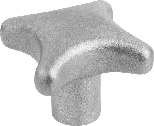 Kreuzgriffe ähnlich DIN 6335 Edelstahl, Form C, Sackloch
