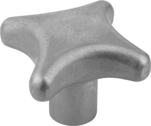 Kreuzgriffe ähnlich DIN 6335 Edelstahl, Form E, Gewindesackloch